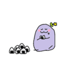 むらさきくんと小友っち（個別スタンプ：17）
