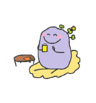 むらさきくんと小友っち（個別スタンプ：19）