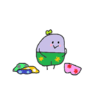 むらさきくんと小友っち（個別スタンプ：25）