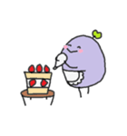 むらさきくんと小友っち（個別スタンプ：36）