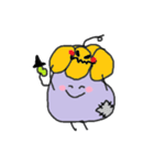 むらさきくんと小友っち（個別スタンプ：38）