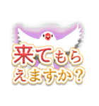 在宅介護＊見守り文鳥（個別スタンプ：10）