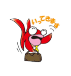 おしゃべり手描きんぎょ ver.2（個別スタンプ：12）