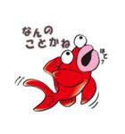 おしゃべり手描きんぎょ ver.2（個別スタンプ：37）