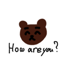 Bear face.（個別スタンプ：14）