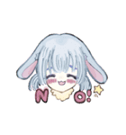 NO！と言えるけもみみ（個別スタンプ：4）