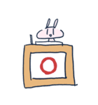 ほどほどに使えるうさぎスタンプ（個別スタンプ：7）
