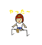 女の子たちの運動会（個別スタンプ：3）