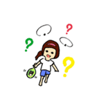 女の子たちの運動会（個別スタンプ：8）