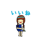 女の子たちの運動会（個別スタンプ：9）