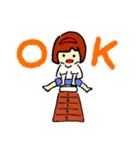 女の子たちの運動会（個別スタンプ：11）