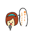 女の子たちの運動会（個別スタンプ：38）