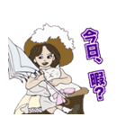 レトロ ポストカード スタンプ2（個別スタンプ：2）