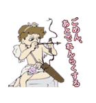 レトロ ポストカード スタンプ2（個別スタンプ：5）
