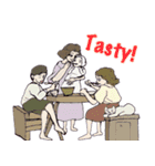 レトロ ポストカード スタンプ2（個別スタンプ：16）