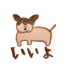 犬と暮らす 【トイプードルと色鉛筆と】（個別スタンプ：24）