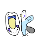 ほぼセキセイインコ（個別スタンプ：4）