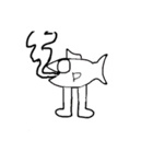 足の生えたまぐろ（個別スタンプ：39）