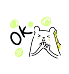 しろくまの日常、時々ねこ（個別スタンプ：18）