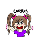 Pretty Girls and Boys‬ ‪︎♥︎/（個別スタンプ：1）