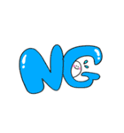 にこぷぅのデカ文字（個別スタンプ：39）