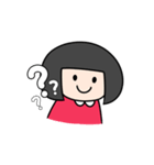 前髪は毎日切るイマドキ女子（個別スタンプ：3）