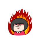前髪は毎日切るイマドキ女子（個別スタンプ：6）