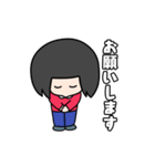 前髪は毎日切るイマドキ女子（個別スタンプ：8）
