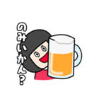 前髪は毎日切るイマドキ女子（個別スタンプ：19）