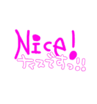 ギャルでっか文字（個別スタンプ：19）