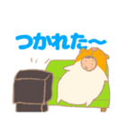 きぐるみ家族（ハムちゃん編）【デカ文字】（個別スタンプ：18）
