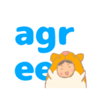 きぐるみ家族（ハムちゃん編）【デカ文字】（個別スタンプ：27）