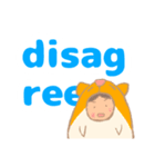 きぐるみ家族（ハムちゃん編）【デカ文字】（個別スタンプ：31）