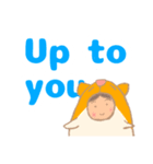 きぐるみ家族（ハムちゃん編）【デカ文字】（個別スタンプ：35）