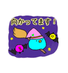 秋＆ハロウィン！幸せかもしれない青い鳥（個別スタンプ：28）