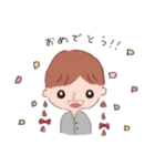 1.girl（個別スタンプ：8）