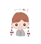 1.girl（個別スタンプ：18）