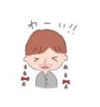 1.girl（個別スタンプ：22）
