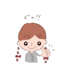 1.girl（個別スタンプ：30）