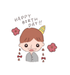 1.girl（個別スタンプ：32）