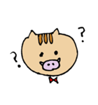 うりぼっくり(亥年)（個別スタンプ：34）