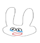 ウサギ百面相（個別スタンプ：1）