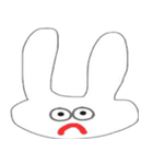 ウサギ百面相（個別スタンプ：2）