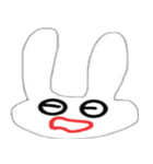 ウサギ百面相（個別スタンプ：3）