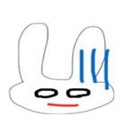 ウサギ百面相（個別スタンプ：5）