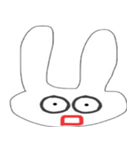 ウサギ百面相（個別スタンプ：6）