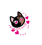 吾輩はサビ猫である。名前はキメラ（個別スタンプ：14）