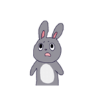 覇気の無いうさぎ（個別スタンプ：1）