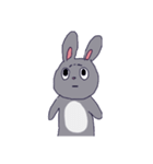覇気の無いうさぎ（個別スタンプ：4）