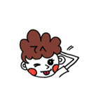ほぼ笑顔スタンプ（個別スタンプ：8）